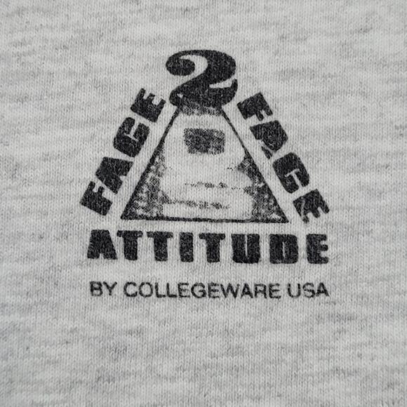 Vintage 90s Funny Big-Head Cartoon Shirt L/XL 22x28 Who-Care's - Picture 10 of 14